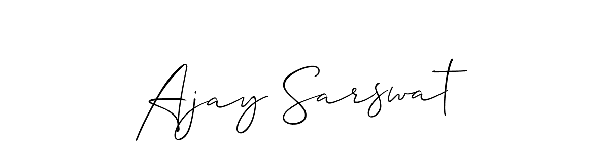 Here are the top 10 professional signature styles for the name Ajay Sarswat. These are the best autograph styles you can use for your name. Ajay Sarswat signature style 2 images and pictures png