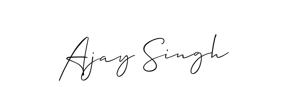 Ajay Singh stylish signature style. Best Handwritten Sign (Allison_Script) for my name. Handwritten Signature Collection Ideas for my name Ajay Singh. Ajay Singh signature style 2 images and pictures png