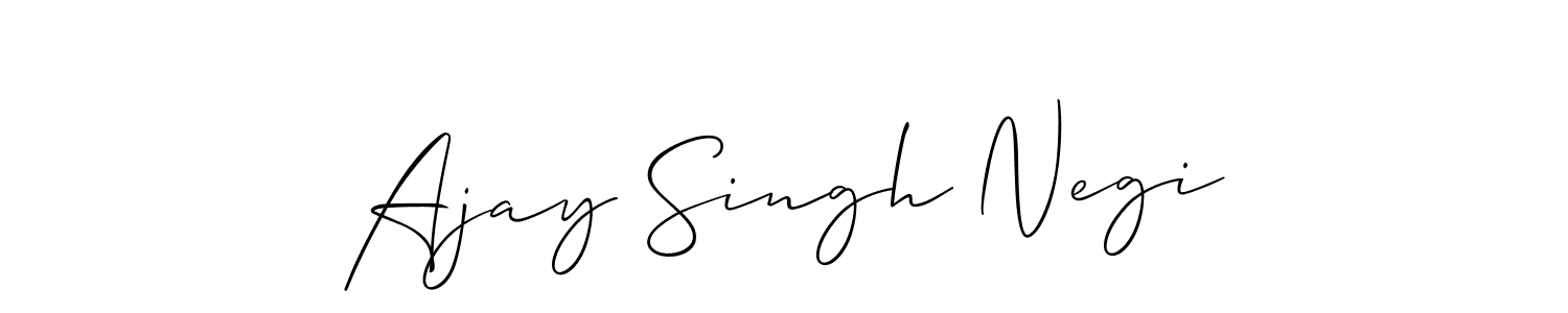 Ajay Singh Negi stylish signature style. Best Handwritten Sign (Allison_Script) for my name. Handwritten Signature Collection Ideas for my name Ajay Singh Negi. Ajay Singh Negi signature style 2 images and pictures png