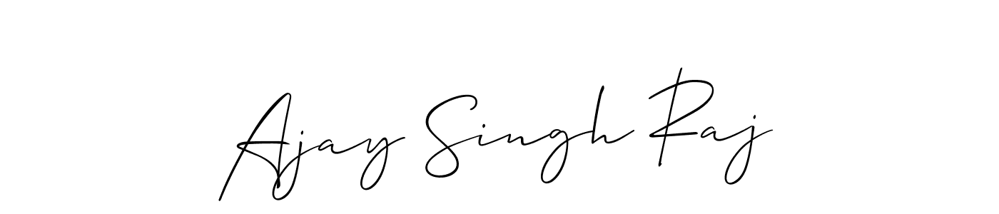 The best way (Allison_Script) to make a short signature is to pick only two or three words in your name. The name Ajay Singh Raj include a total of six letters. For converting this name. Ajay Singh Raj signature style 2 images and pictures png