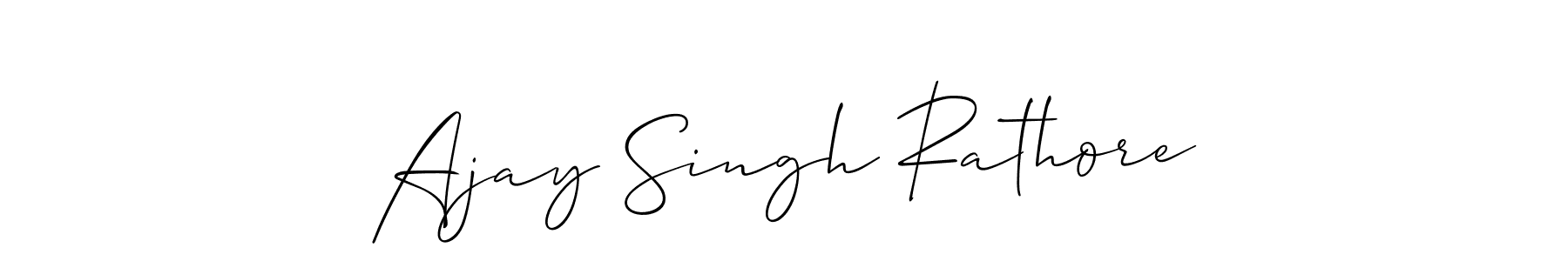 if you are searching for the best signature style for your name Ajay Singh Rathore. so please give up your signature search. here we have designed multiple signature styles  using Allison_Script. Ajay Singh Rathore signature style 2 images and pictures png