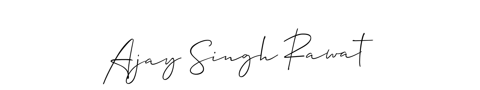 Use a signature maker to create a handwritten signature online. With this signature software, you can design (Allison_Script) your own signature for name Ajay Singh Rawat. Ajay Singh Rawat signature style 2 images and pictures png