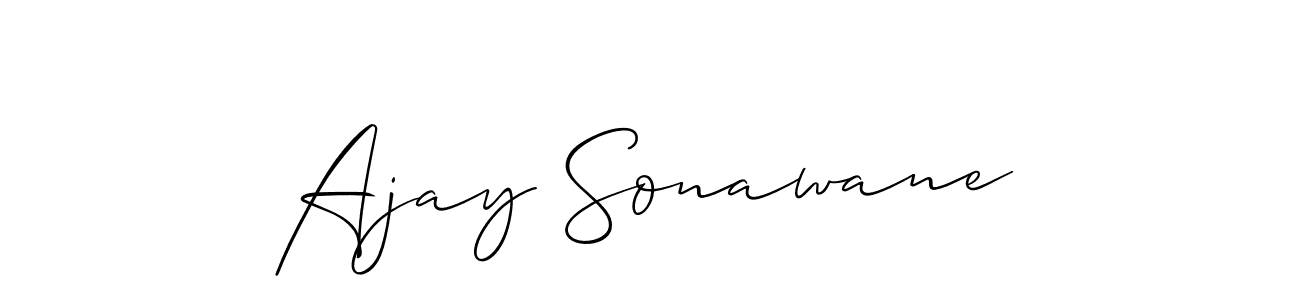 How to Draw Ajay Sonawane signature style? Allison_Script is a latest design signature styles for name Ajay Sonawane. Ajay Sonawane signature style 2 images and pictures png