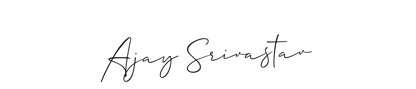 How to Draw Ajay Srivastav signature style? Allison_Script is a latest design signature styles for name Ajay Srivastav. Ajay Srivastav signature style 2 images and pictures png