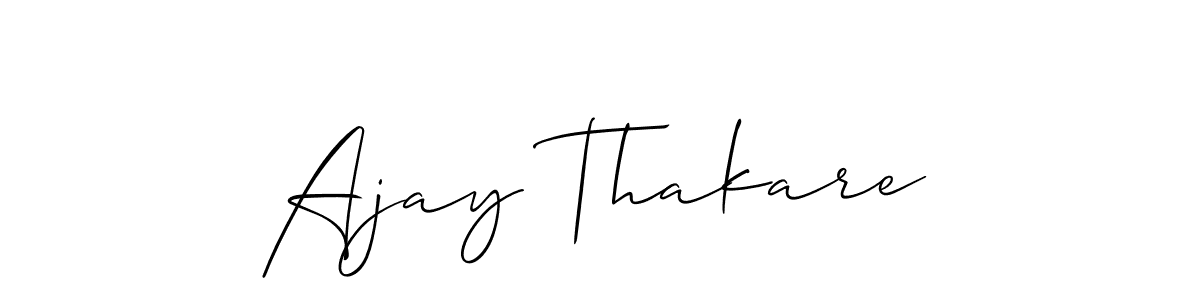 You can use this online signature creator to create a handwritten signature for the name Ajay Thakare. This is the best online autograph maker. Ajay Thakare signature style 2 images and pictures png