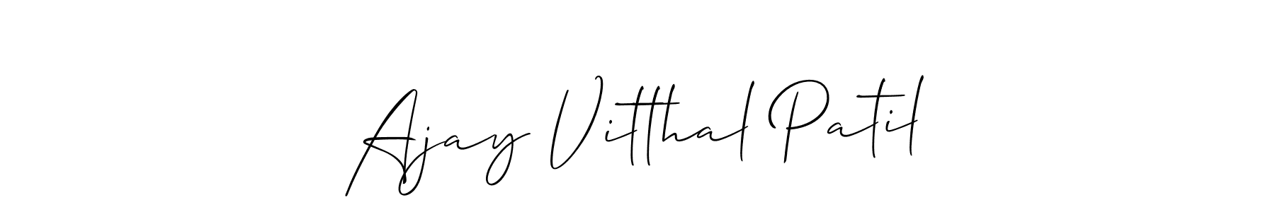 Best and Professional Signature Style for Ajay Vitthal Patil. Allison_Script Best Signature Style Collection. Ajay Vitthal Patil signature style 2 images and pictures png