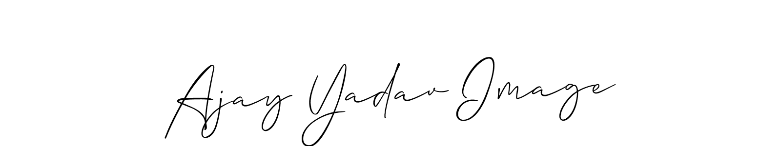 How to make Ajay Yadav Image signature? Allison_Script is a professional autograph style. Create handwritten signature for Ajay Yadav Image name. Ajay Yadav Image signature style 2 images and pictures png