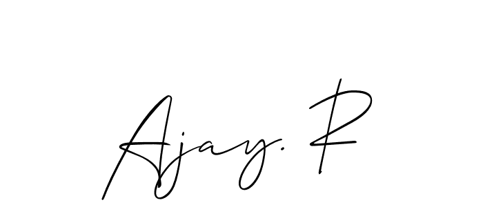 This is the best signature style for the Ajay. R name. Also you like these signature font (Allison_Script). Mix name signature. Ajay. R signature style 2 images and pictures png