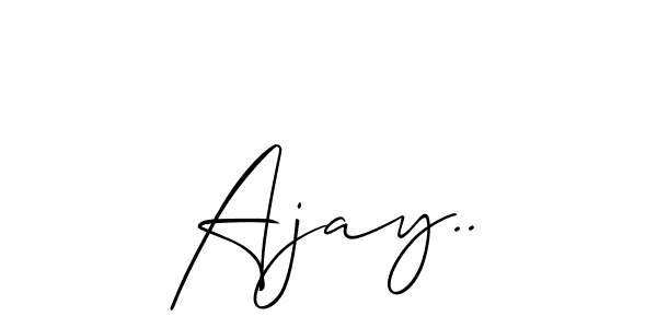 Make a short Ajay.. signature style. Manage your documents anywhere anytime using Allison_Script. Create and add eSignatures, submit forms, share and send files easily. Ajay.. signature style 2 images and pictures png