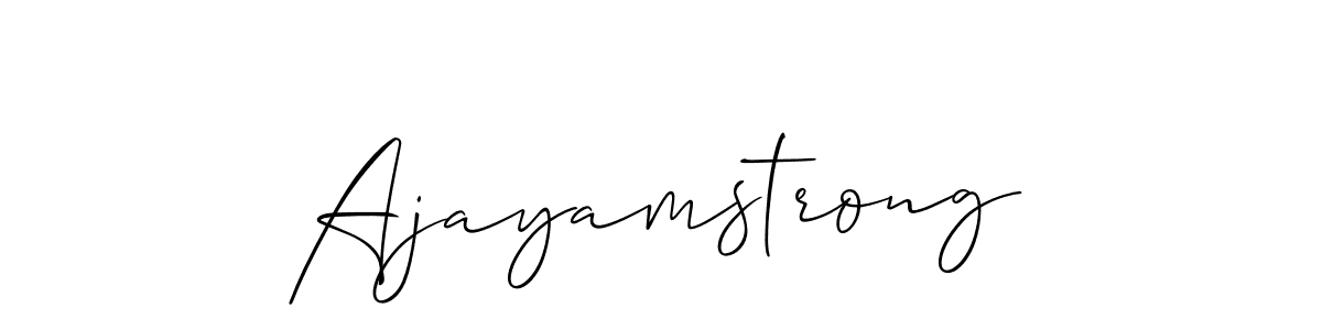 It looks lik you need a new signature style for name Ajayamstrong. Design unique handwritten (Allison_Script) signature with our free signature maker in just a few clicks. Ajayamstrong signature style 2 images and pictures png