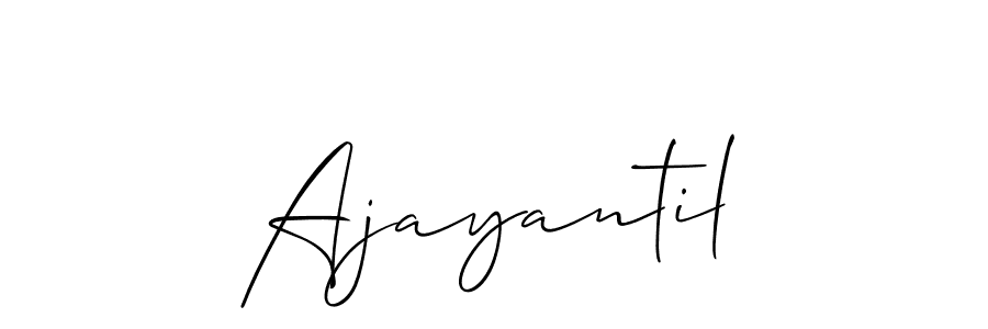 Make a short Ajayantil signature style. Manage your documents anywhere anytime using Allison_Script. Create and add eSignatures, submit forms, share and send files easily. Ajayantil signature style 2 images and pictures png