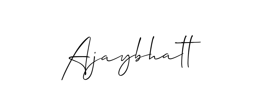 You can use this online signature creator to create a handwritten signature for the name Ajaybhatt. This is the best online autograph maker. Ajaybhatt signature style 2 images and pictures png