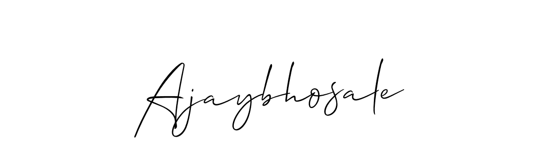 Also You can easily find your signature by using the search form. We will create Ajaybhosale name handwritten signature images for you free of cost using Allison_Script sign style. Ajaybhosale signature style 2 images and pictures png