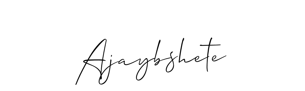 You can use this online signature creator to create a handwritten signature for the name Ajaybshete. This is the best online autograph maker. Ajaybshete signature style 2 images and pictures png