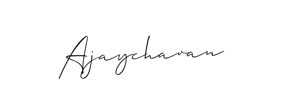 Ajaychavan stylish signature style. Best Handwritten Sign (Allison_Script) for my name. Handwritten Signature Collection Ideas for my name Ajaychavan. Ajaychavan signature style 2 images and pictures png