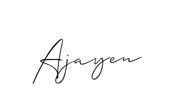 Make a beautiful signature design for name Ajayen. Use this online signature maker to create a handwritten signature for free. Ajayen signature style 2 images and pictures png