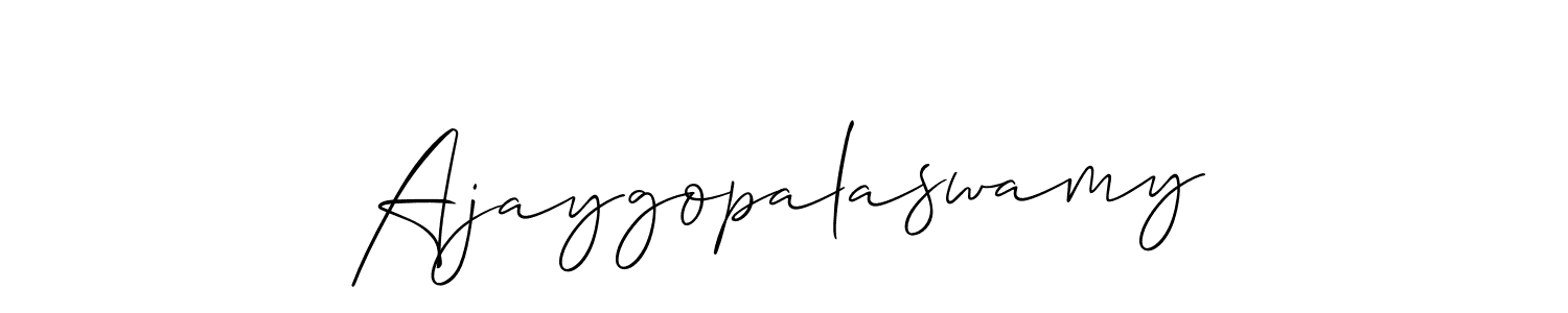 How to Draw Ajaygopalaswamy signature style? Allison_Script is a latest design signature styles for name Ajaygopalaswamy. Ajaygopalaswamy signature style 2 images and pictures png