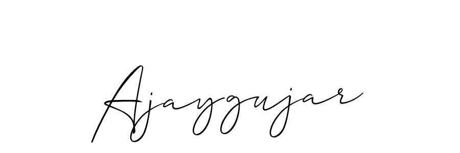 Ajaygujar stylish signature style. Best Handwritten Sign (Allison_Script) for my name. Handwritten Signature Collection Ideas for my name Ajaygujar. Ajaygujar signature style 2 images and pictures png