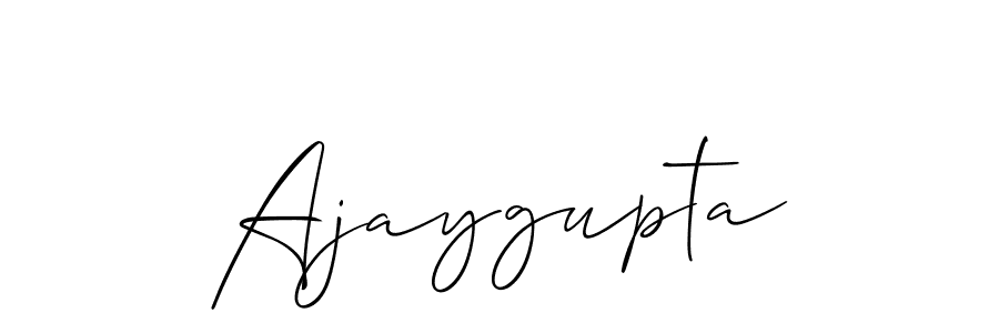 It looks lik you need a new signature style for name Ajaygupta. Design unique handwritten (Allison_Script) signature with our free signature maker in just a few clicks. Ajaygupta signature style 2 images and pictures png