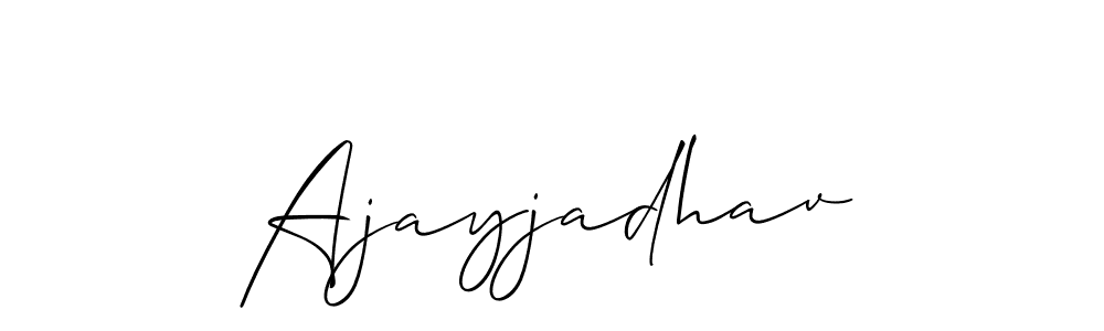 Make a beautiful signature design for name Ajayjadhav. Use this online signature maker to create a handwritten signature for free. Ajayjadhav signature style 2 images and pictures png