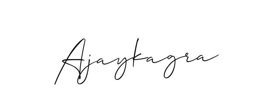 Make a beautiful signature design for name Ajaykagra. With this signature (Allison_Script) style, you can create a handwritten signature for free. Ajaykagra signature style 2 images and pictures png