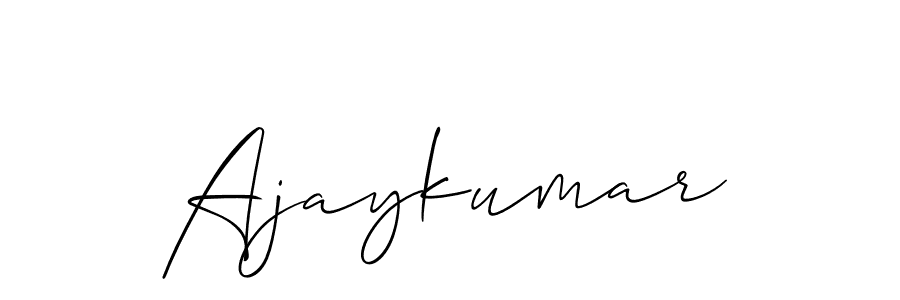 The best way (Allison_Script) to make a short signature is to pick only two or three words in your name. The name Ajaykumar include a total of six letters. For converting this name. Ajaykumar signature style 2 images and pictures png