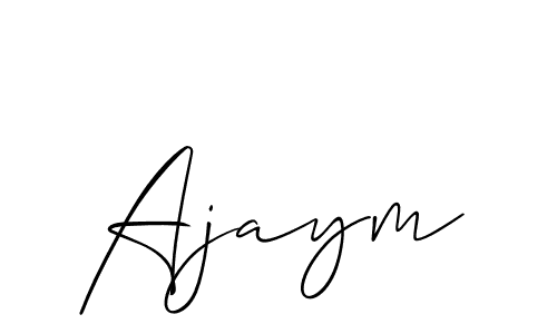 Best and Professional Signature Style for Ajaym. Allison_Script Best Signature Style Collection. Ajaym signature style 2 images and pictures png