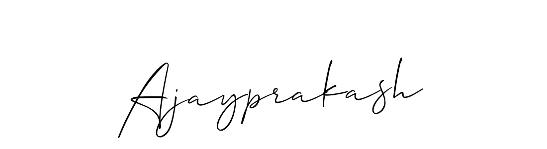 if you are searching for the best signature style for your name Ajayprakash. so please give up your signature search. here we have designed multiple signature styles  using Allison_Script. Ajayprakash signature style 2 images and pictures png