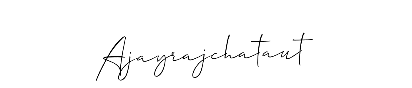 Make a beautiful signature design for name Ajayrajchataut. Use this online signature maker to create a handwritten signature for free. Ajayrajchataut signature style 2 images and pictures png