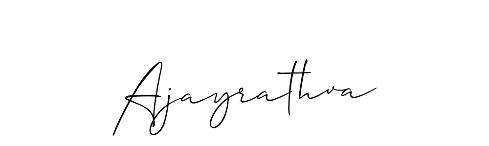 The best way (Allison_Script) to make a short signature is to pick only two or three words in your name. The name Ajayrathva include a total of six letters. For converting this name. Ajayrathva signature style 2 images and pictures png