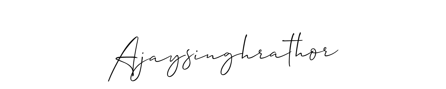 This is the best signature style for the Ajaysinghrathor name. Also you like these signature font (Allison_Script). Mix name signature. Ajaysinghrathor signature style 2 images and pictures png