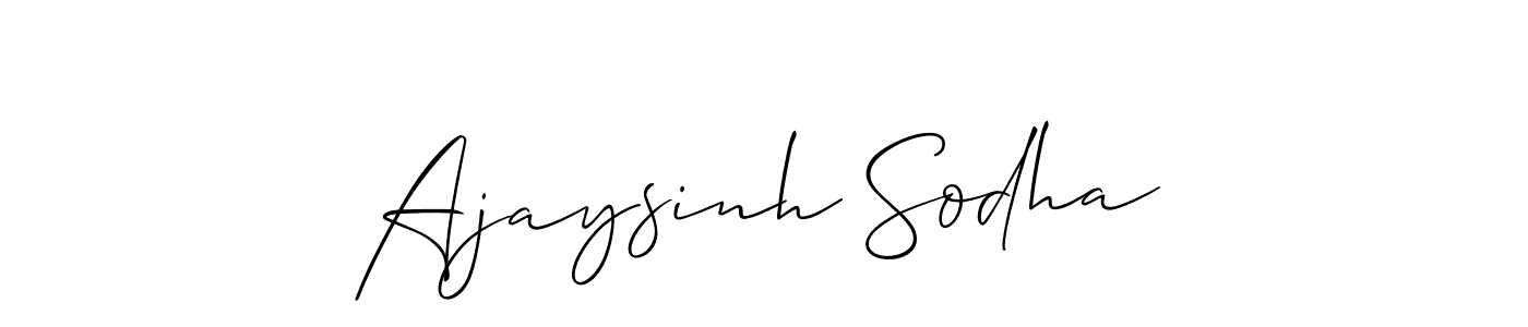 Here are the top 10 professional signature styles for the name Ajaysinh Sodha. These are the best autograph styles you can use for your name. Ajaysinh Sodha signature style 2 images and pictures png