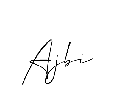 Best and Professional Signature Style for Ajbi. Allison_Script Best Signature Style Collection. Ajbi signature style 2 images and pictures png