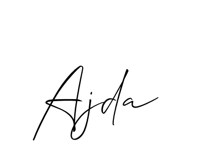 Make a short Ajda signature style. Manage your documents anywhere anytime using Allison_Script. Create and add eSignatures, submit forms, share and send files easily. Ajda signature style 2 images and pictures png
