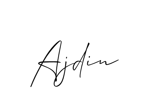 How to Draw Ajdin signature style? Allison_Script is a latest design signature styles for name Ajdin. Ajdin signature style 2 images and pictures png