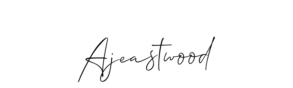 if you are searching for the best signature style for your name Ajeastwood. so please give up your signature search. here we have designed multiple signature styles  using Allison_Script. Ajeastwood signature style 2 images and pictures png