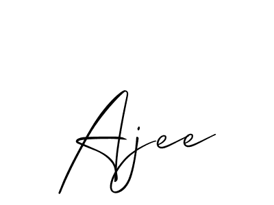 if you are searching for the best signature style for your name Ajee. so please give up your signature search. here we have designed multiple signature styles  using Allison_Script. Ajee signature style 2 images and pictures png