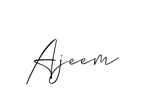 Once you've used our free online signature maker to create your best signature Allison_Script style, it's time to enjoy all of the benefits that Ajeem name signing documents. Ajeem signature style 2 images and pictures png