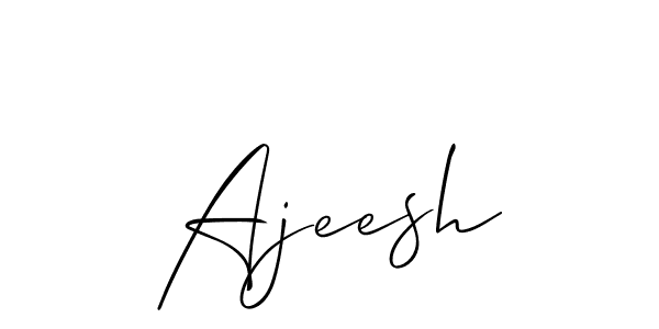 Also You can easily find your signature by using the search form. We will create Ajeesh name handwritten signature images for you free of cost using Allison_Script sign style. Ajeesh signature style 2 images and pictures png