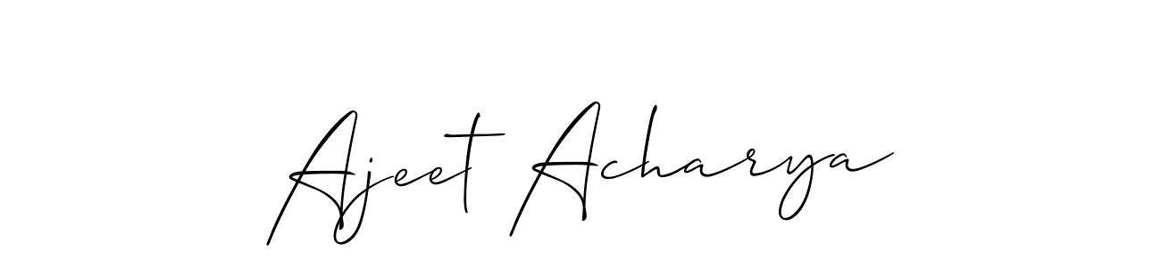 Best and Professional Signature Style for Ajeet Acharya. Allison_Script Best Signature Style Collection. Ajeet Acharya signature style 2 images and pictures png