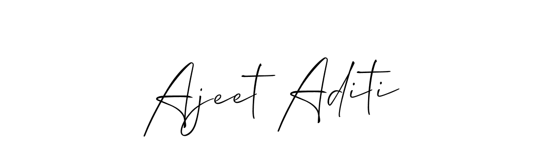 Check out images of Autograph of Ajeet Aditi name. Actor Ajeet Aditi Signature Style. Allison_Script is a professional sign style online. Ajeet Aditi signature style 2 images and pictures png