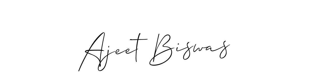 Design your own signature with our free online signature maker. With this signature software, you can create a handwritten (Allison_Script) signature for name Ajeet Biswas. Ajeet Biswas signature style 2 images and pictures png