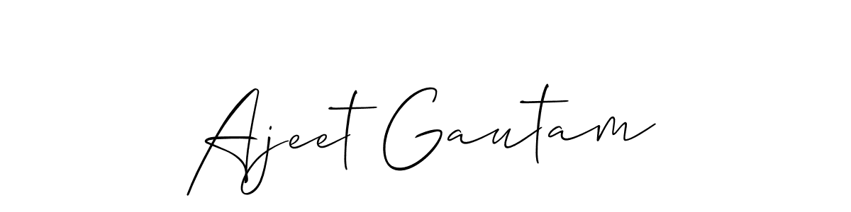 You can use this online signature creator to create a handwritten signature for the name Ajeet Gautam. This is the best online autograph maker. Ajeet Gautam signature style 2 images and pictures png