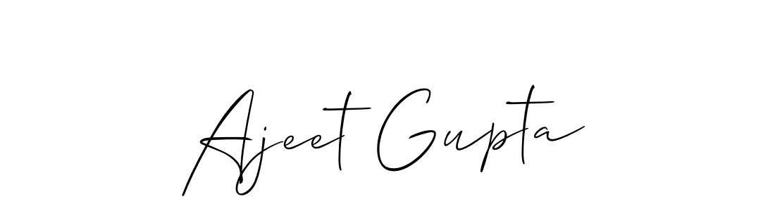 You should practise on your own different ways (Allison_Script) to write your name (Ajeet Gupta) in signature. don't let someone else do it for you. Ajeet Gupta signature style 2 images and pictures png