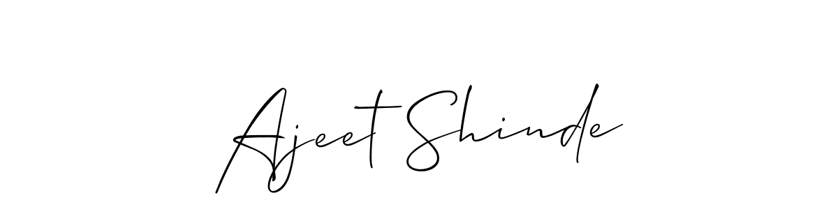Best and Professional Signature Style for Ajeet Shinde. Allison_Script Best Signature Style Collection. Ajeet Shinde signature style 2 images and pictures png