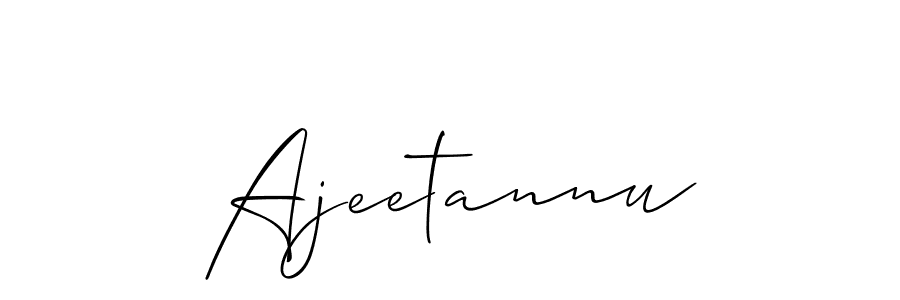 Make a beautiful signature design for name Ajeetannu. Use this online signature maker to create a handwritten signature for free. Ajeetannu signature style 2 images and pictures png
