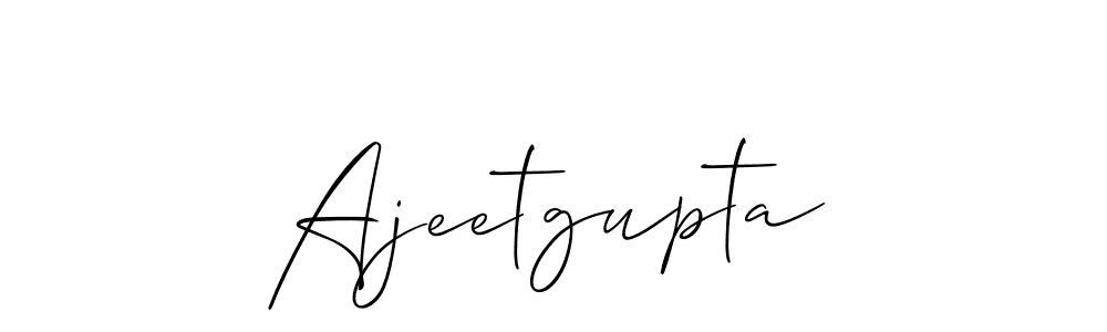 Make a short Ajeetgupta signature style. Manage your documents anywhere anytime using Allison_Script. Create and add eSignatures, submit forms, share and send files easily. Ajeetgupta signature style 2 images and pictures png