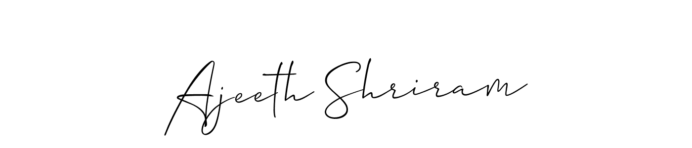 You can use this online signature creator to create a handwritten signature for the name Ajeeth Shriram. This is the best online autograph maker. Ajeeth Shriram signature style 2 images and pictures png