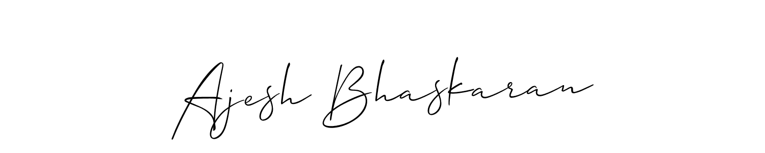 Once you've used our free online signature maker to create your best signature Allison_Script style, it's time to enjoy all of the benefits that Ajesh Bhaskaran name signing documents. Ajesh Bhaskaran signature style 2 images and pictures png