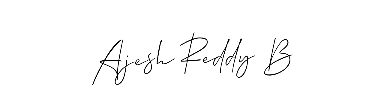 You should practise on your own different ways (Allison_Script) to write your name (Ajesh Reddy B) in signature. don't let someone else do it for you. Ajesh Reddy B signature style 2 images and pictures png